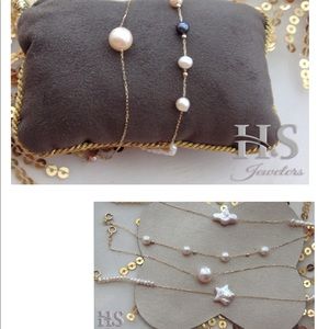 18k thin yellow gold bracelets